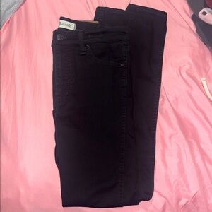 Madewell Black Denim Jeans 27T Tall 10” highrise
